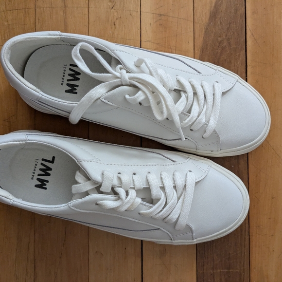 Madewell sidewalk low top sneakers white - Picture 5 of 6